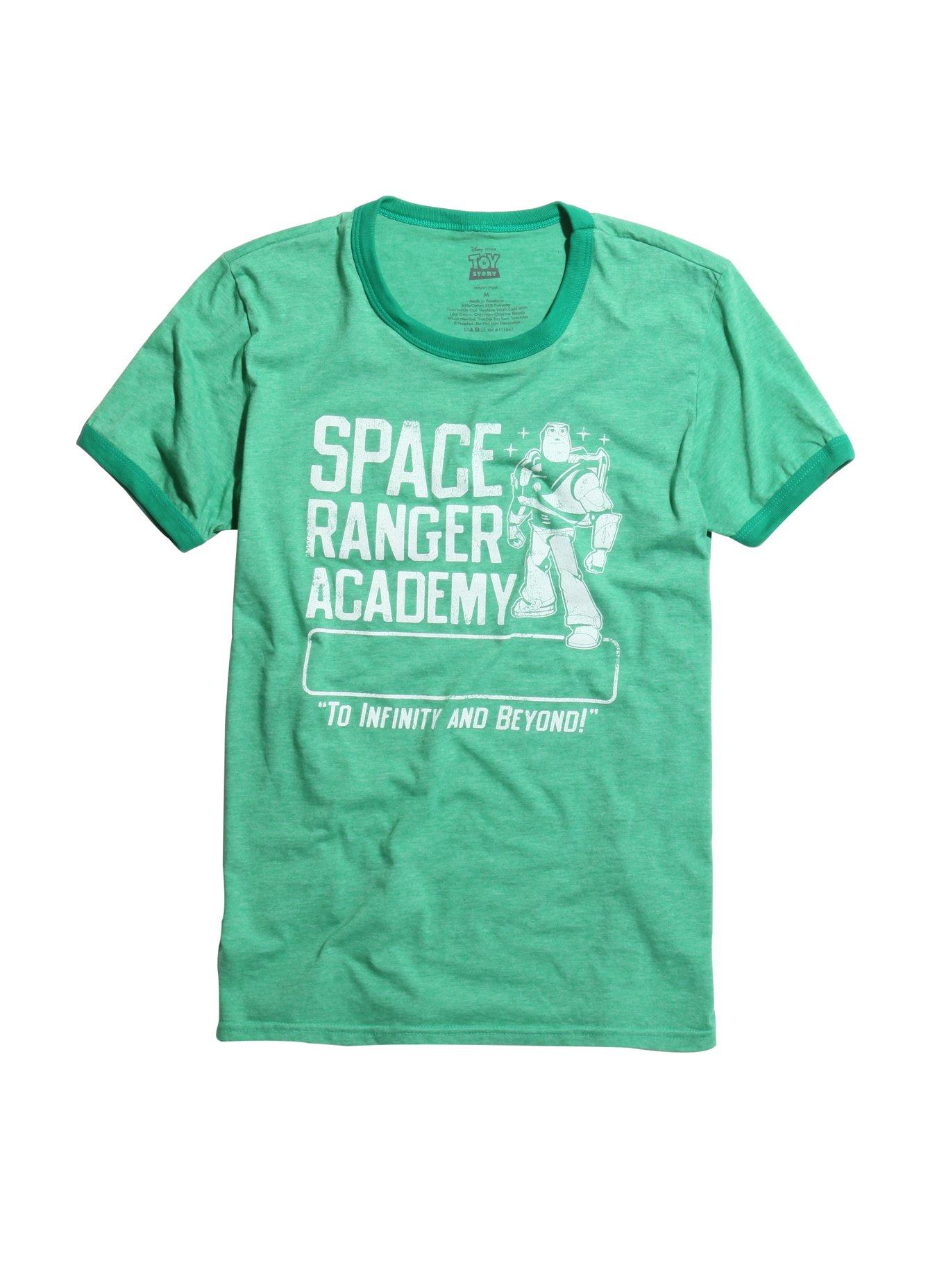 Disney Toy Story Buzz Lightyear Space Ranger Academy Ringer T-Shirt, GREEN, hi-res