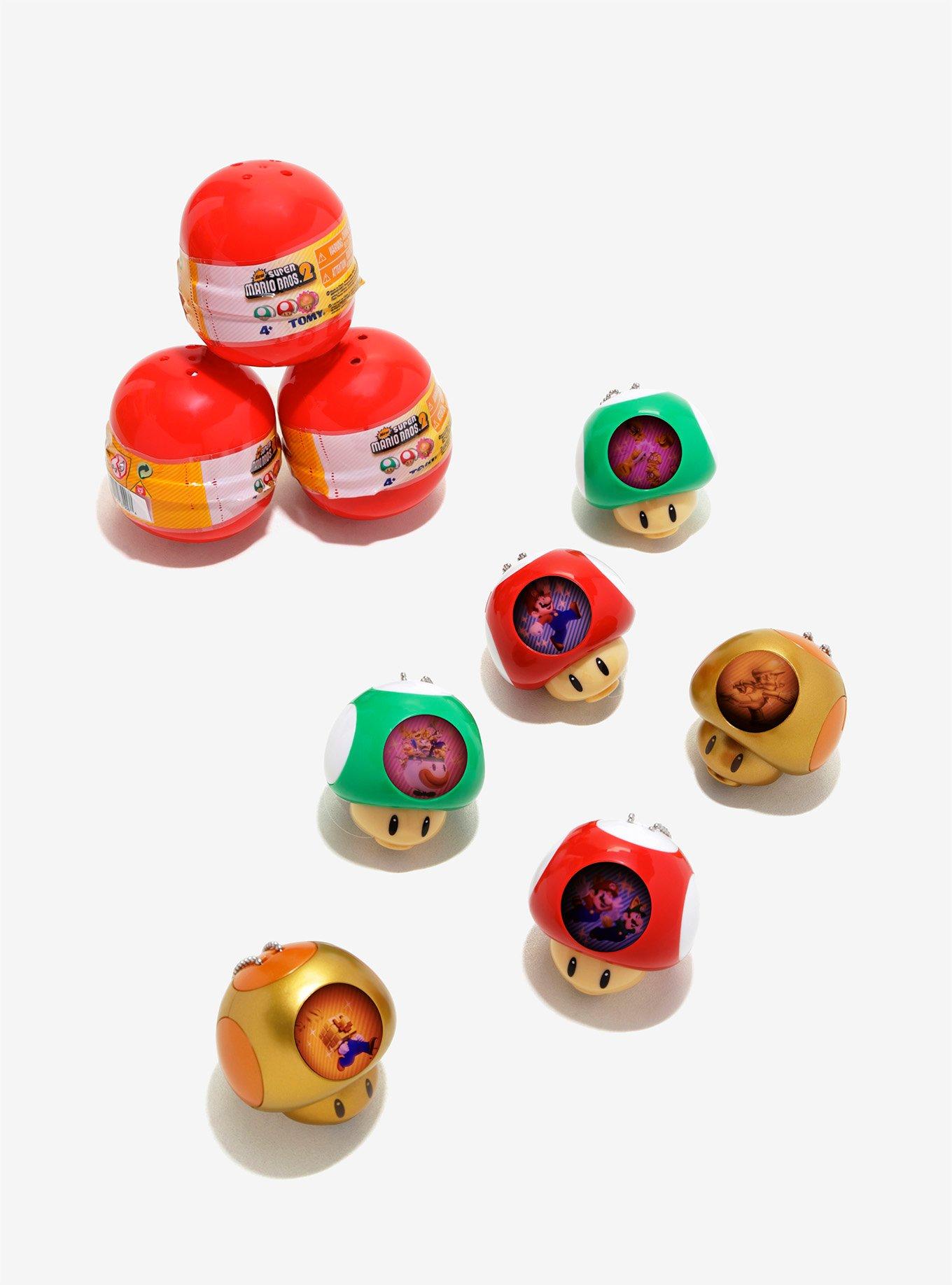 Nintendo Super Mario Bros. 2 Light Up Mushroom Blind Box Key Chain, , hi-res