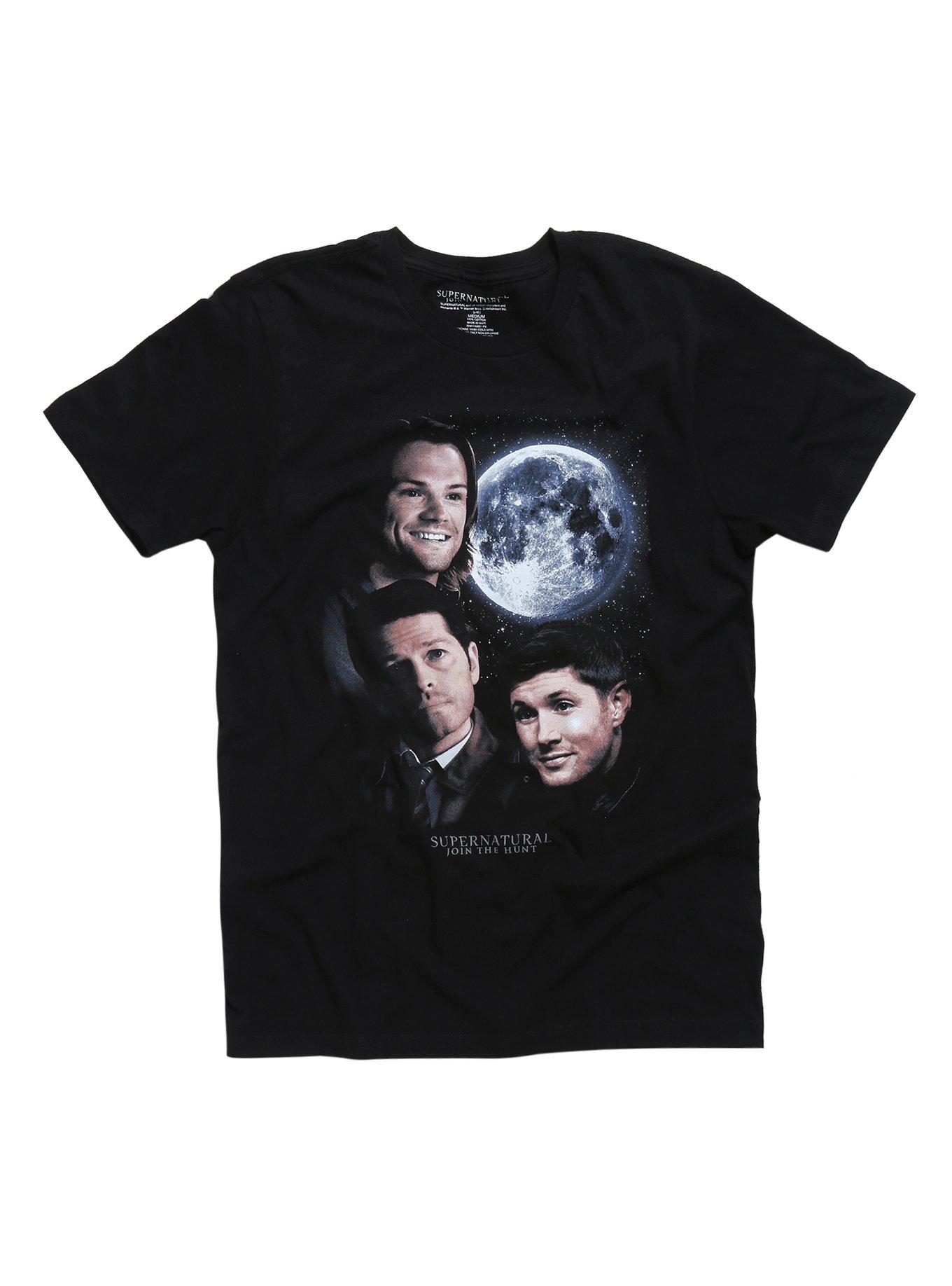 Supernatural Moon Trio T-Shirt, BLACK, hi-res