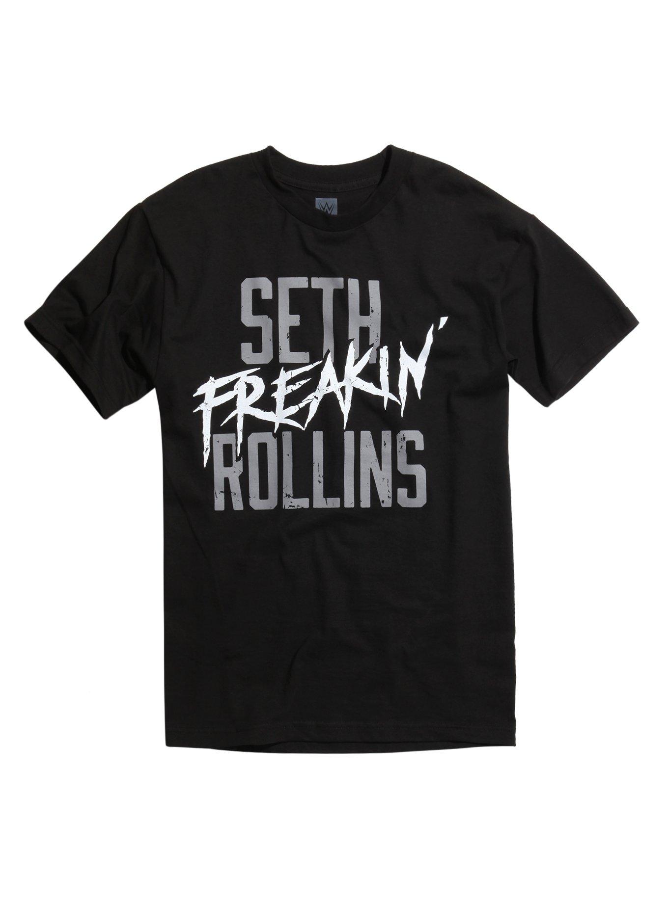 WWE Seth Rollins Seth Freakin' Rollins T-Shirt, BLACK, hi-res
