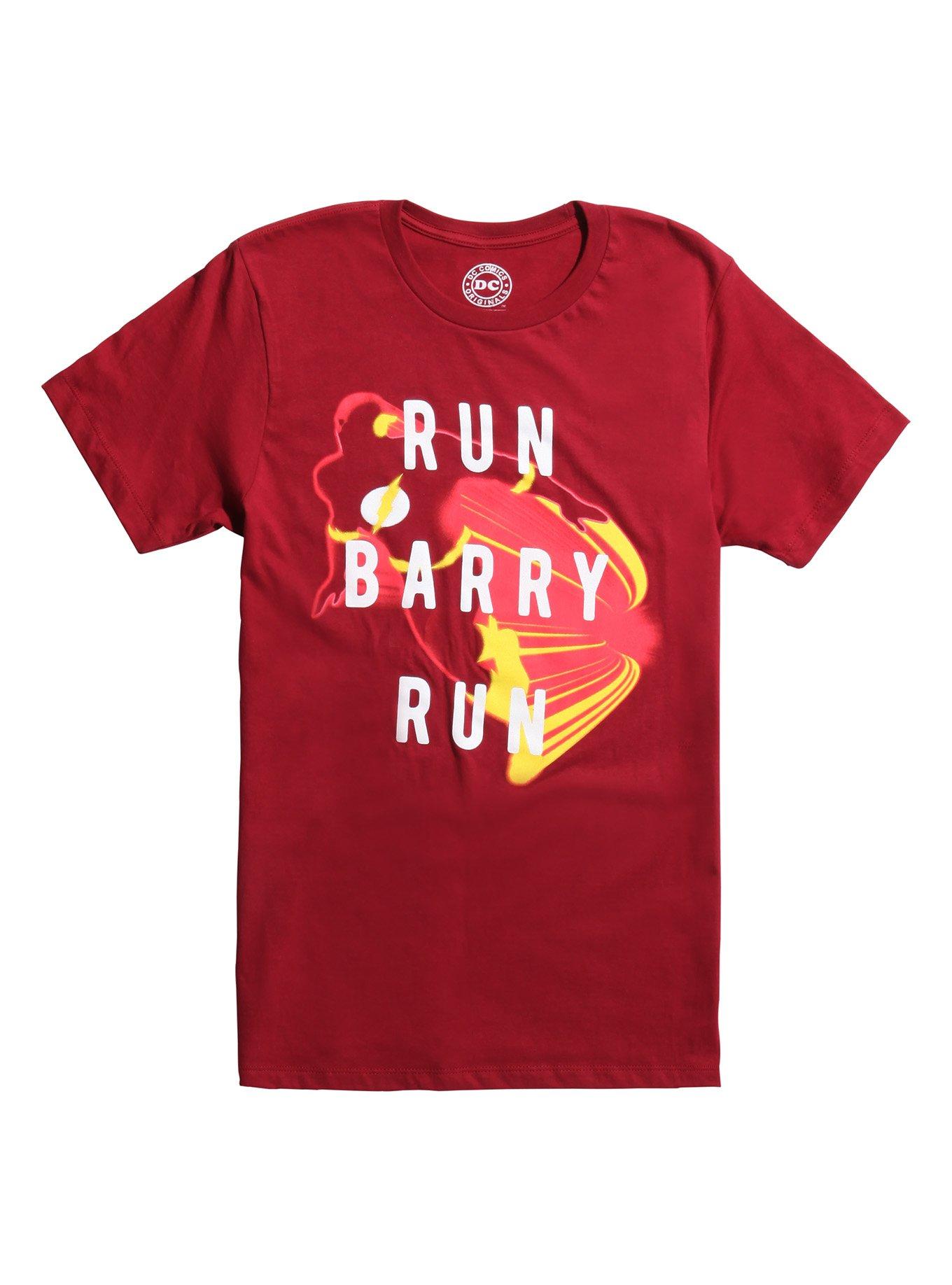 DC Comics The Flash Run Barry Run T-Shirt, RED, hi-res