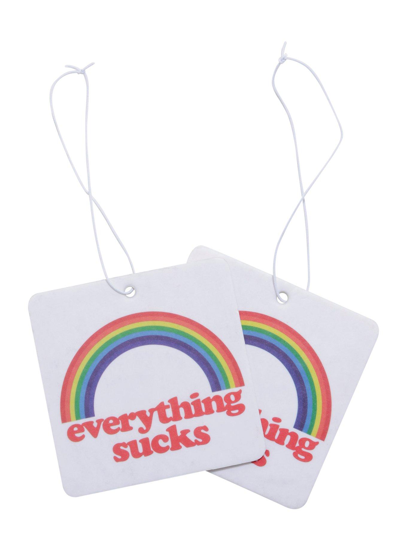 Everything Sucks Rainbow Air Freshener, , hi-res