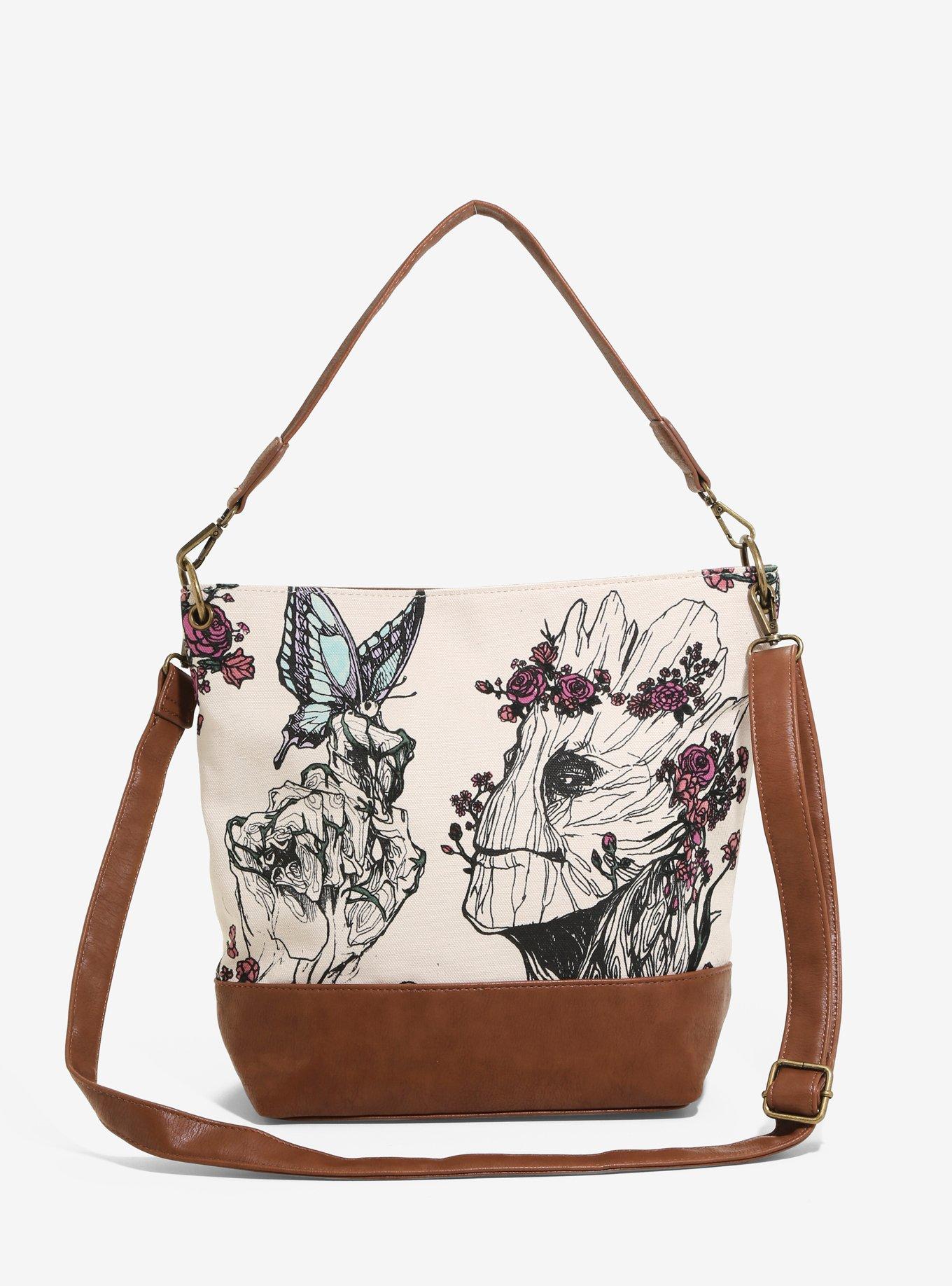 Loungefly Marvel Guardians Of The Galaxy Groot Floral Crossbody Bag