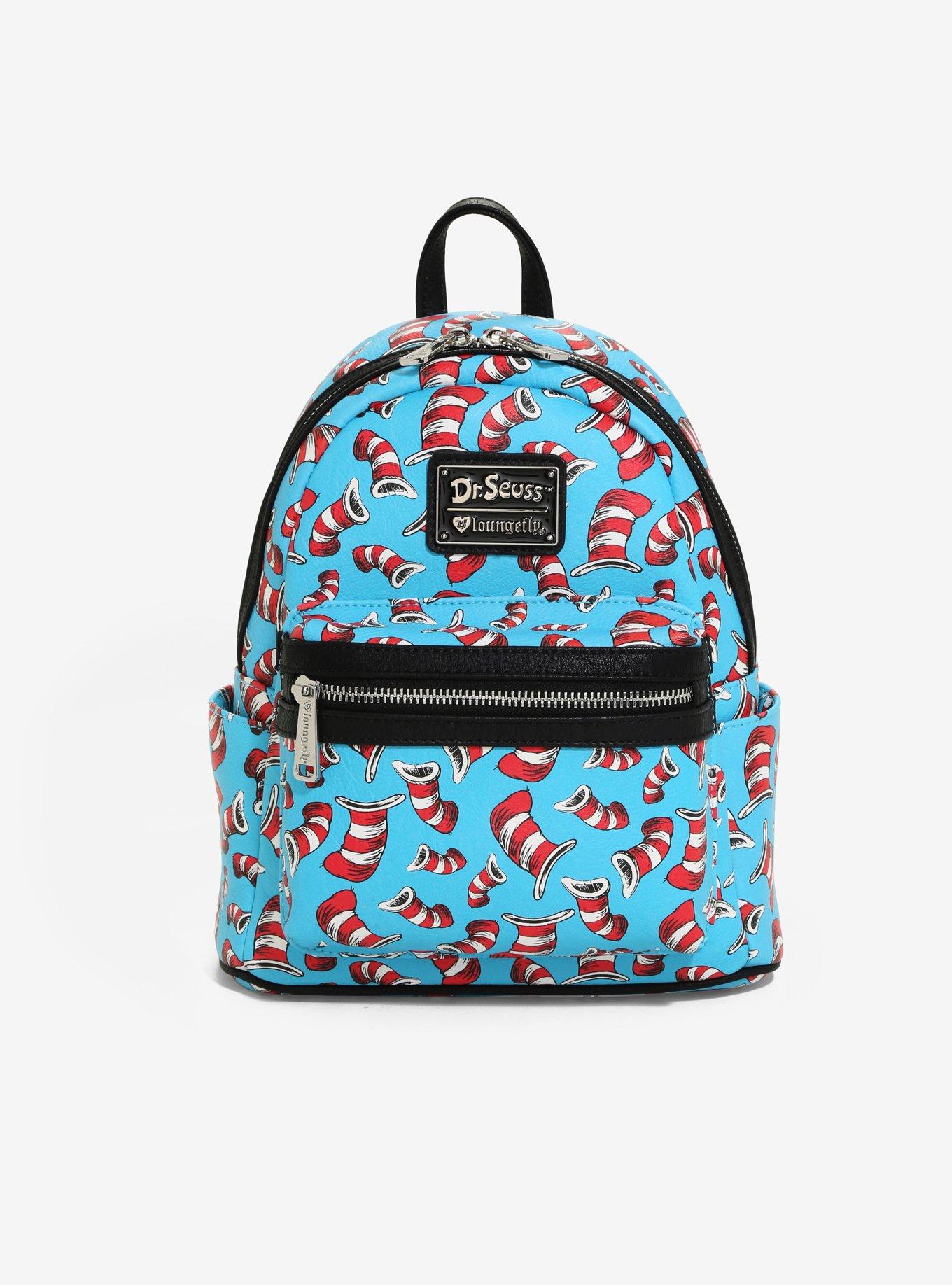 Loungefly Dr. Seuss Cat In The Hat Mini Backpack BoxLunch Exclusive BoxLunch