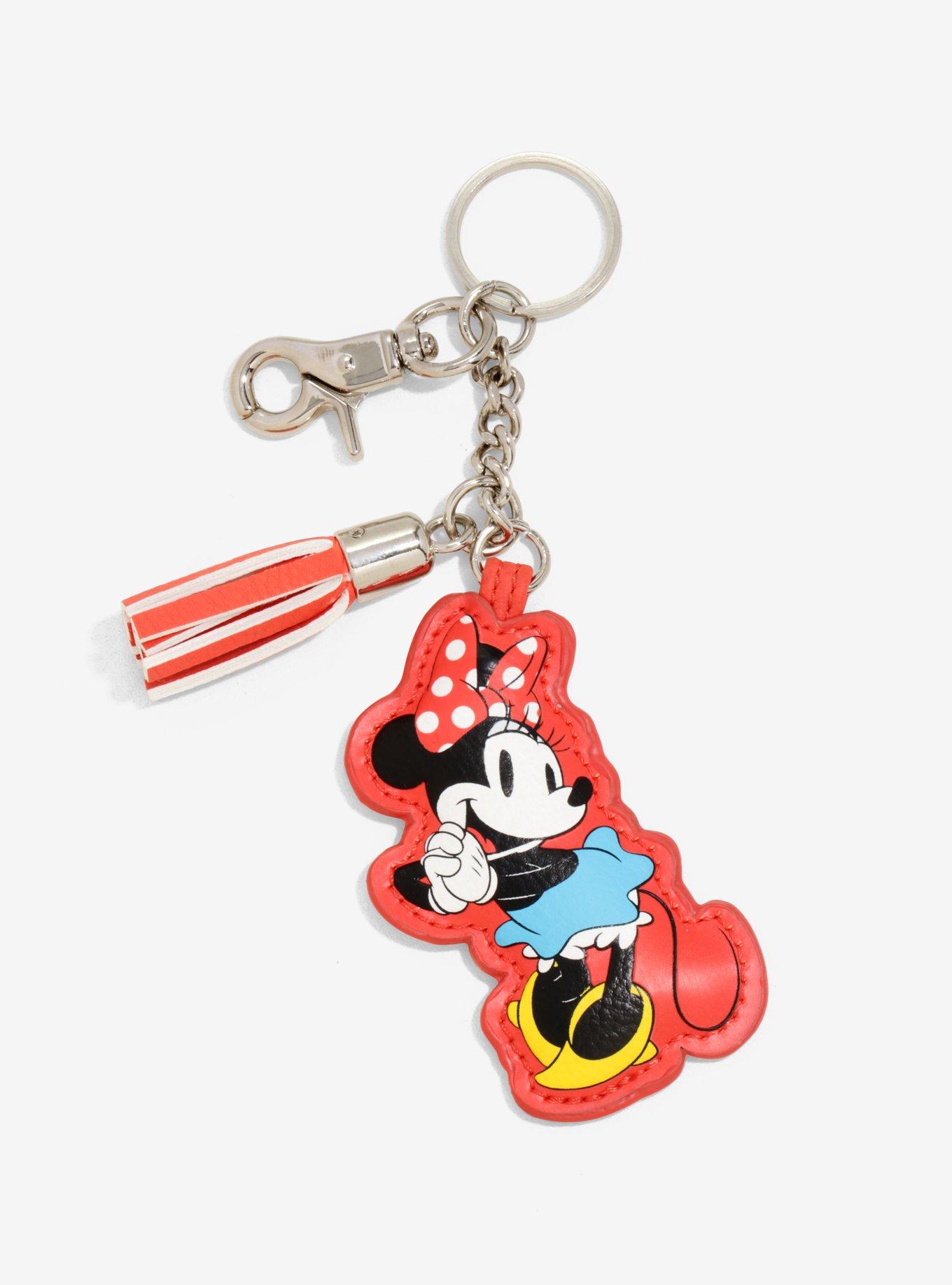 Disney Minnie Mouse Tassel Key Chain, , hi-res
