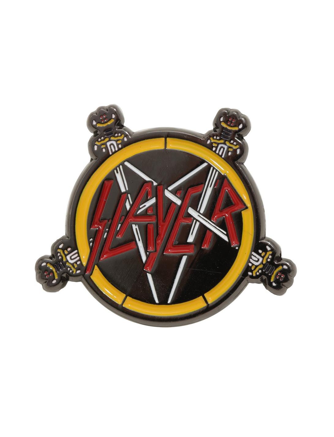 Slayer Pentagram Logo Enamel Pin, , hi-res