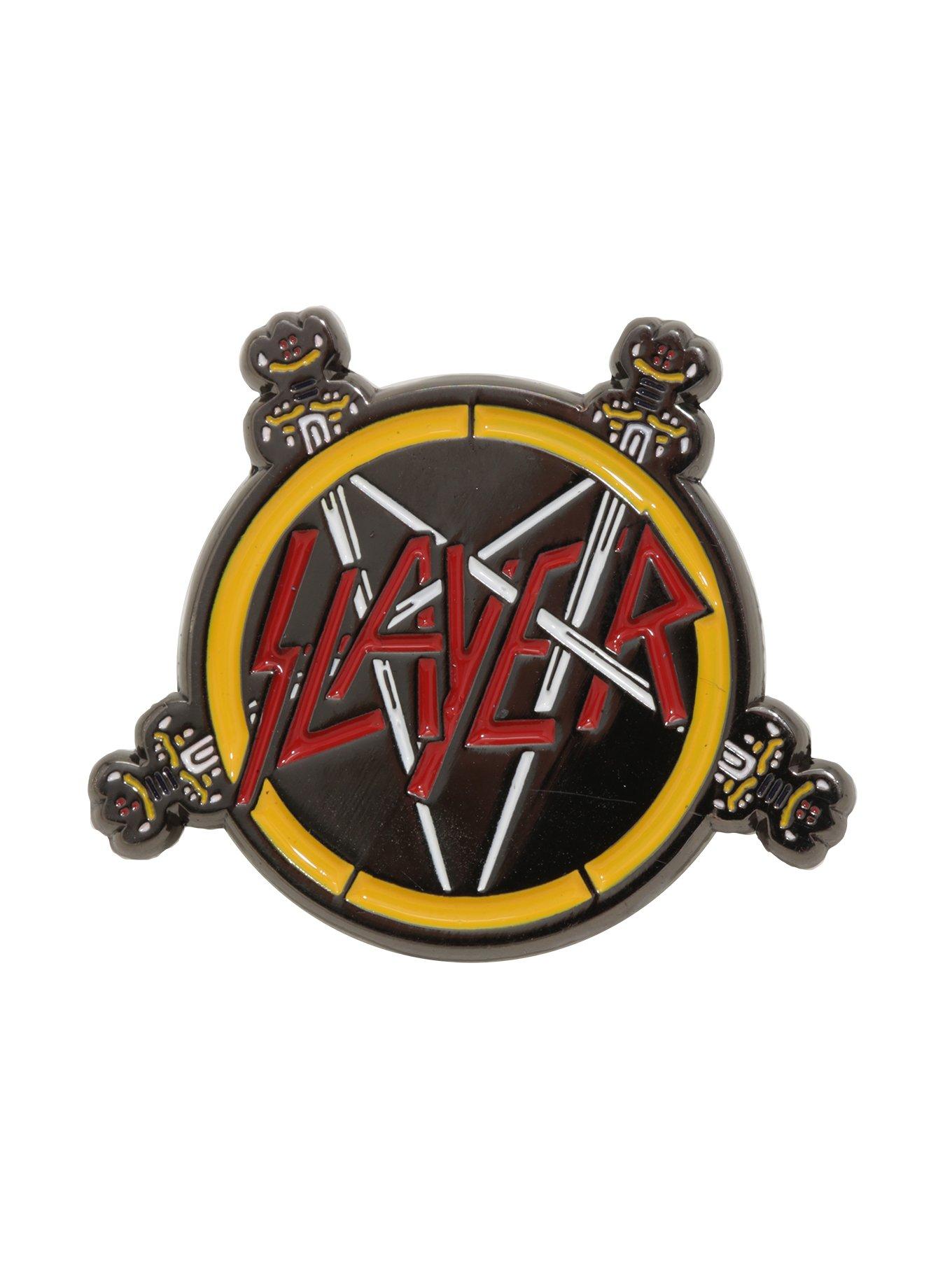 Official Demented Punk Logo Enamel Pin, Accessories