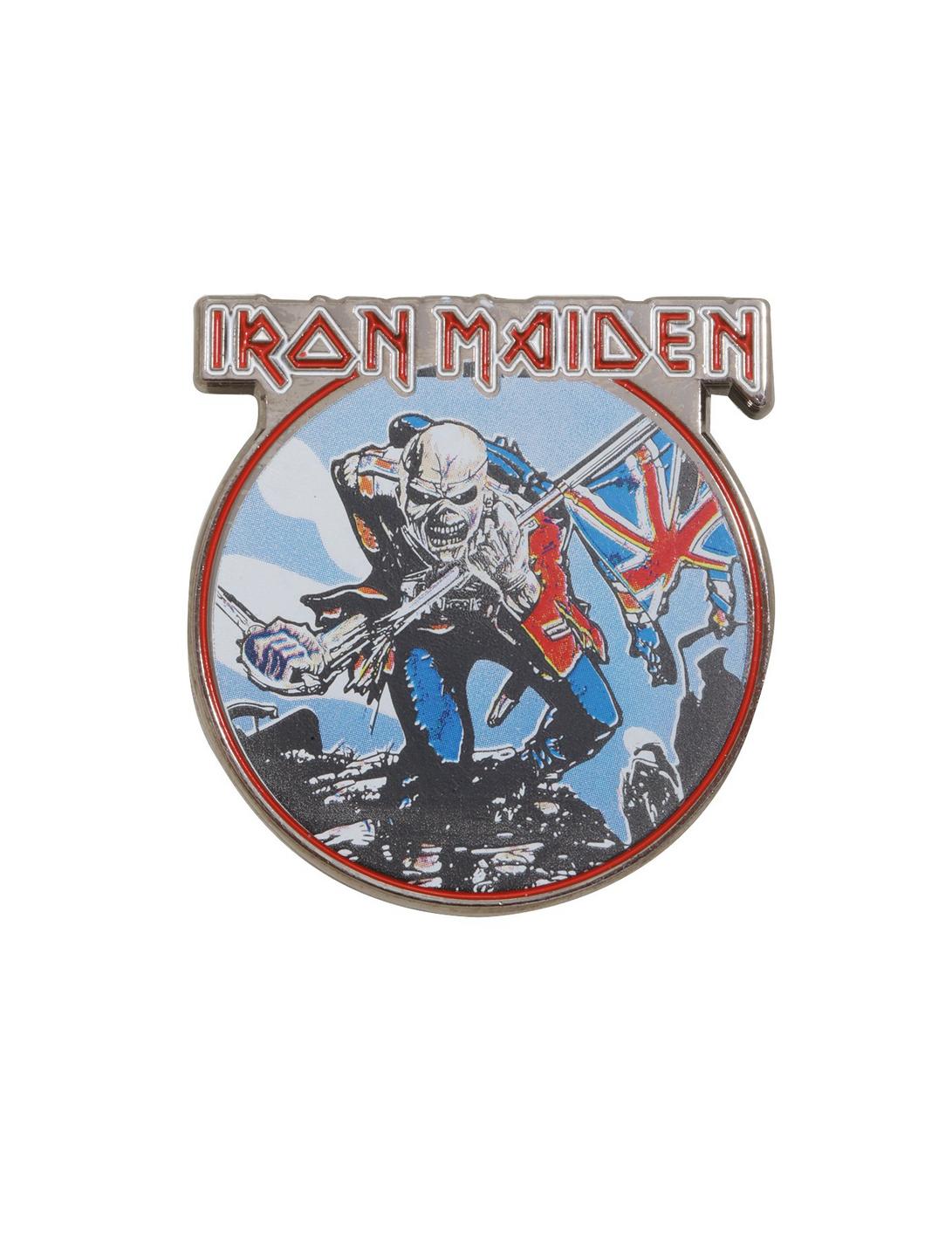 Iron Maiden The Trooper Enamel Pin, , hi-res
