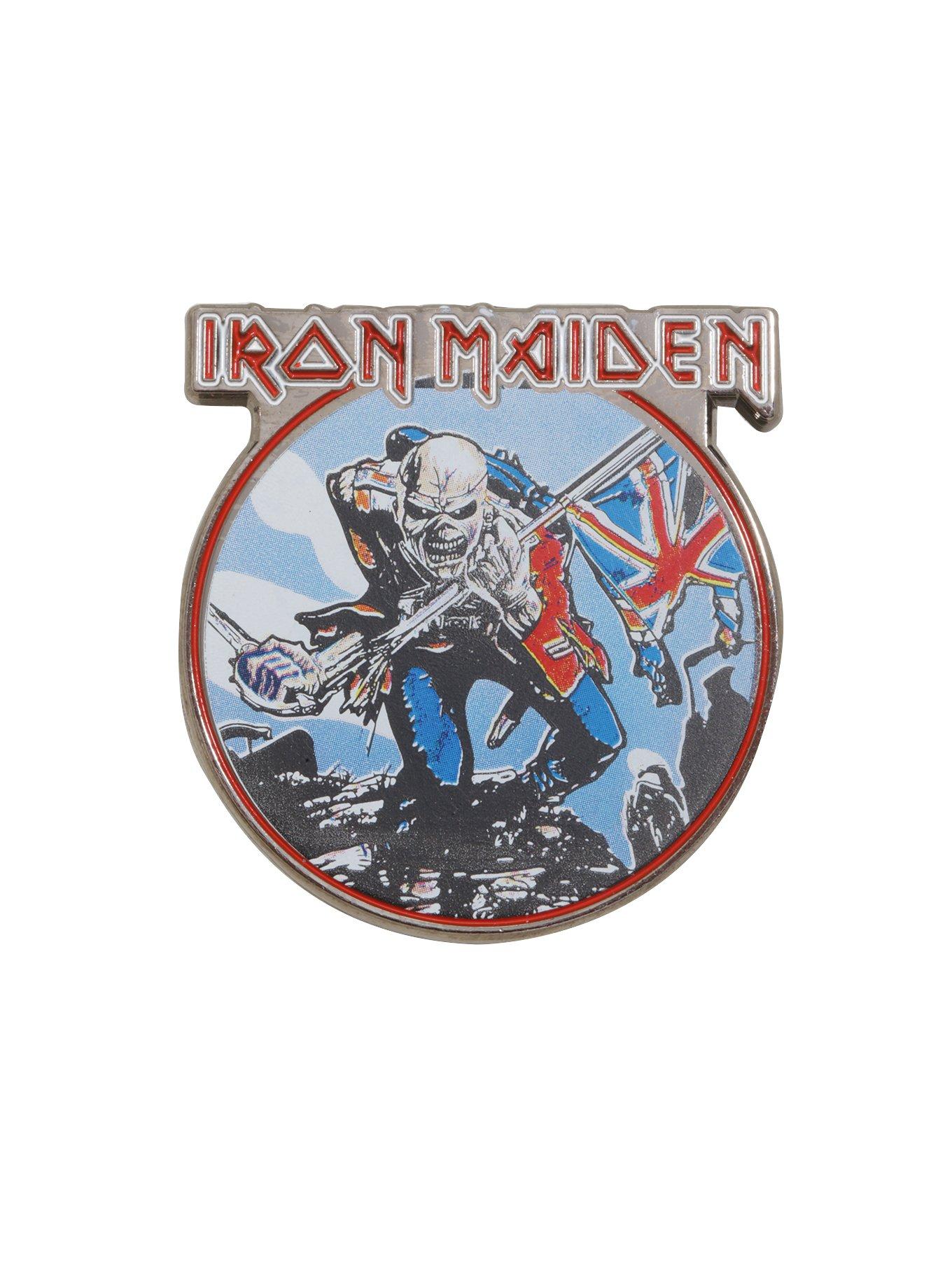 Iron Maiden The Trooper Enamel Pin, , hi-res