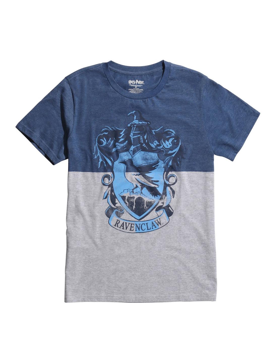 Harry Potter Ravenclaw Crest Split T-Shirt, BLACK, hi-res