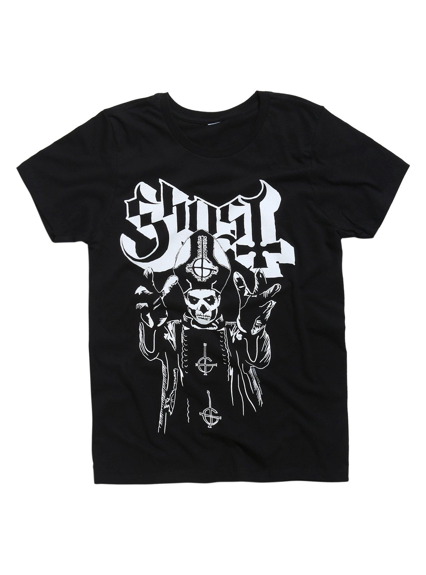 Ghost Papa Emeritus T-Shirt, BLACK, hi-res