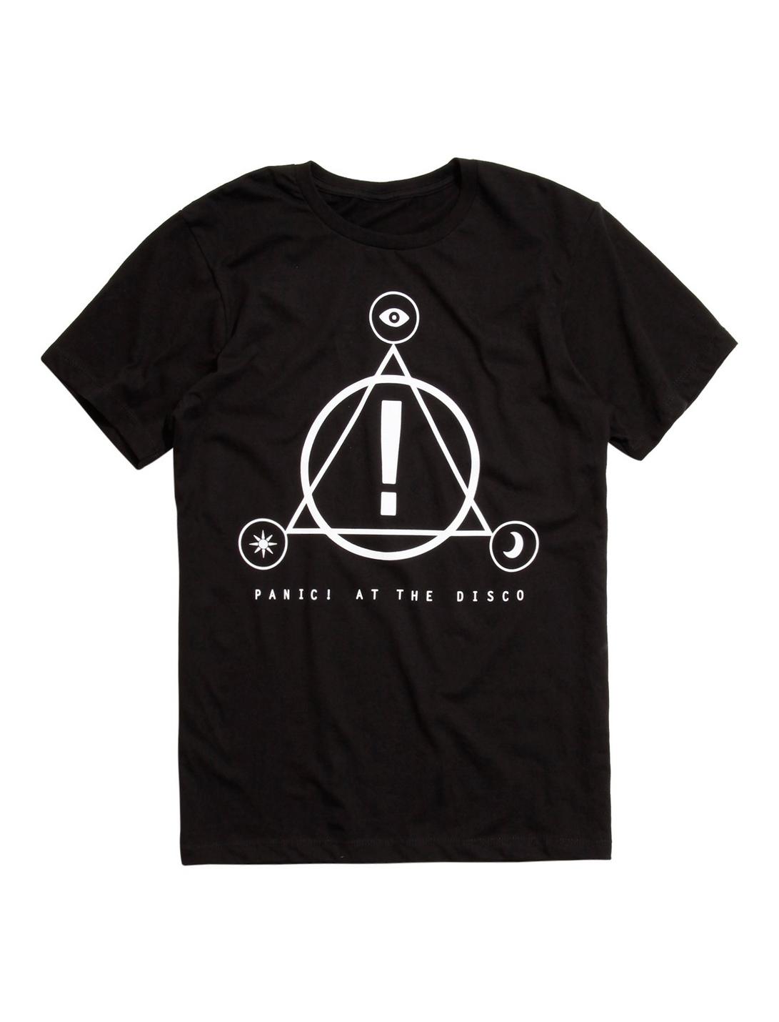 Panic! At The Disco Symbols Logo T-Shirt, BLACK, hi-res