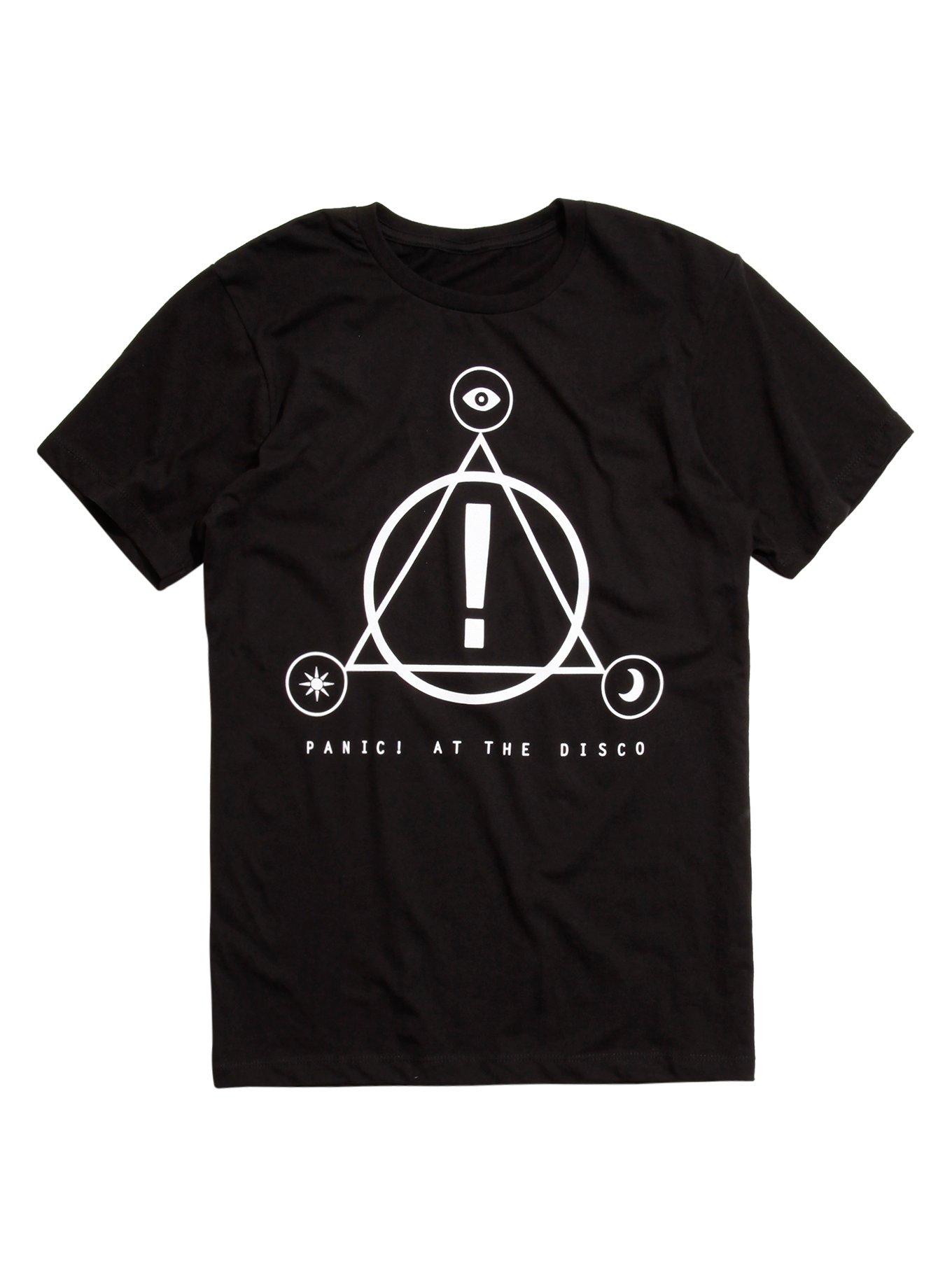 Panic! At The Disco Symbols Logo T-Shirt, BLACK, hi-res