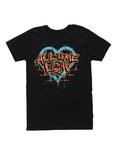 All Time Low Brick Wall T-Shirt, BLACK, hi-res