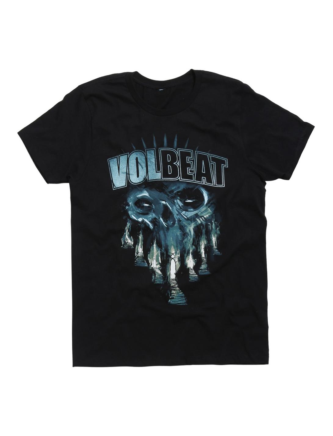 Volbeat Skull Cavern T-Shirt, BLACK, hi-res