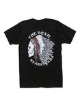 The Devil Wears Prada Skull Headdress T-Shirt, BLACK, hi-res