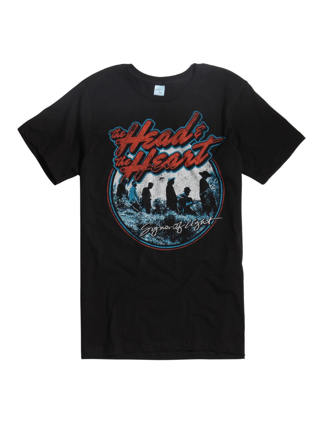 The Head And The Heart Signs Of Light T-Shirt, BLACK, hi-res