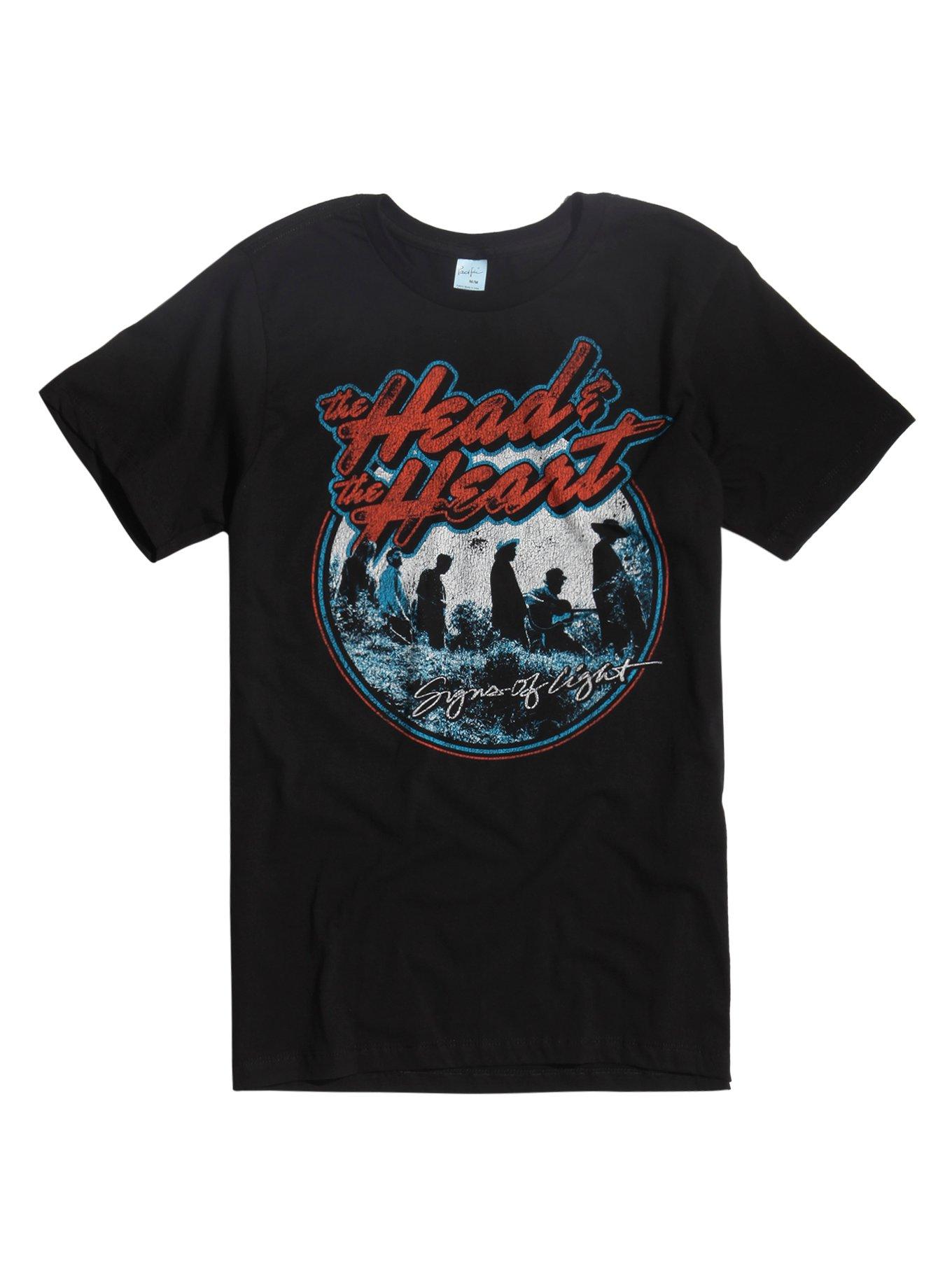The Head And The Heart Signs Of Light T-Shirt, BLACK, hi-res