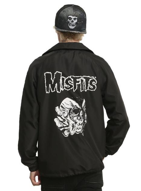 Misfits Skull Black Windbreaker | Hot Topic