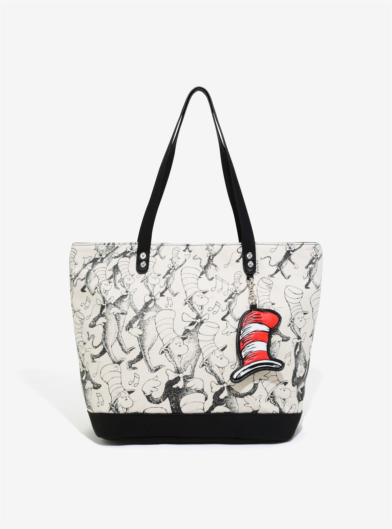 Loungefly Dr. Seuss Cat In The Hat Canvas Tote, , hi-res