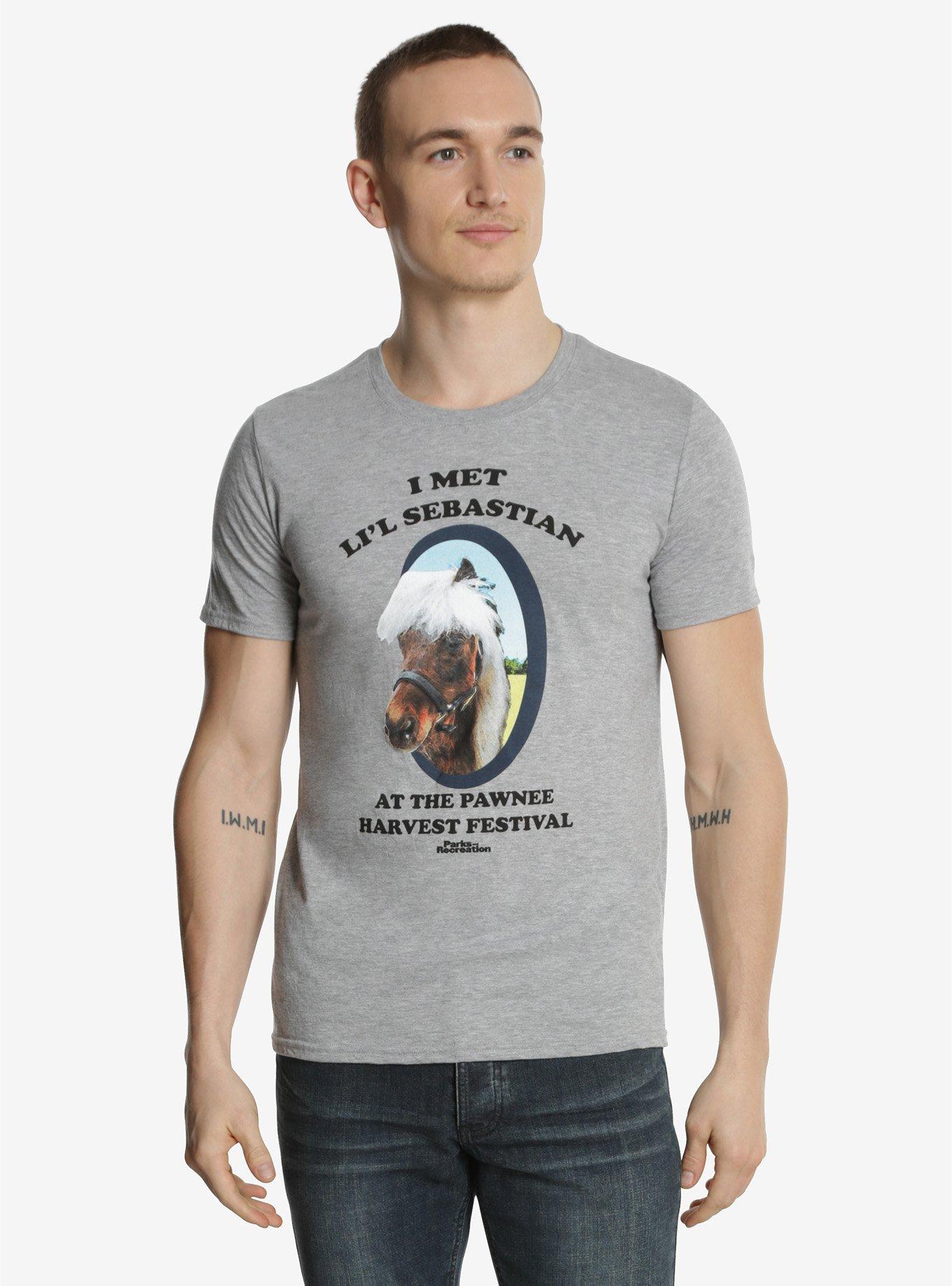 Parks And Recreation Li'l Sebastian T-Shirt, HEATHER GREY, hi-res