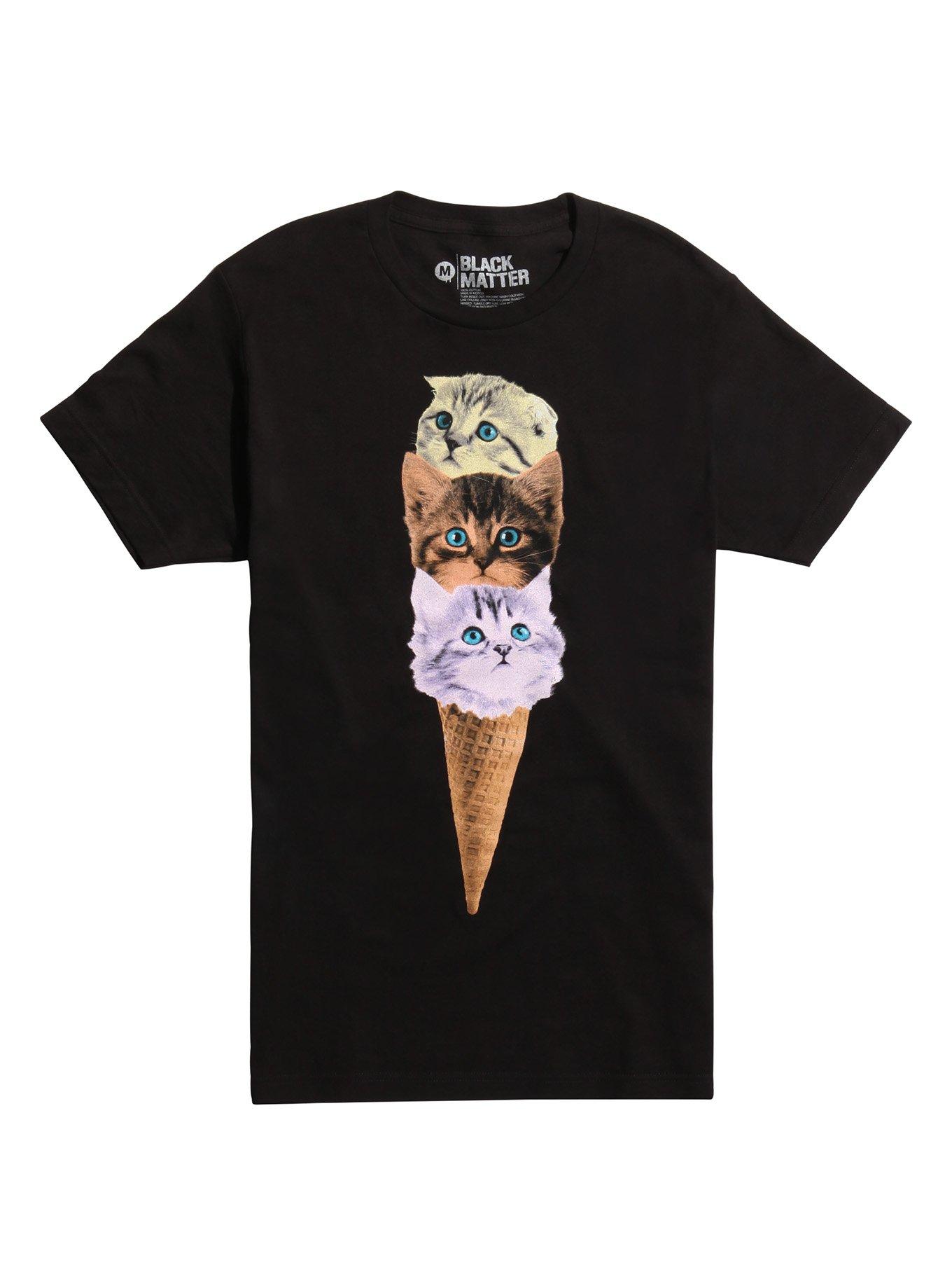 Cat ice shop cream cone shirt