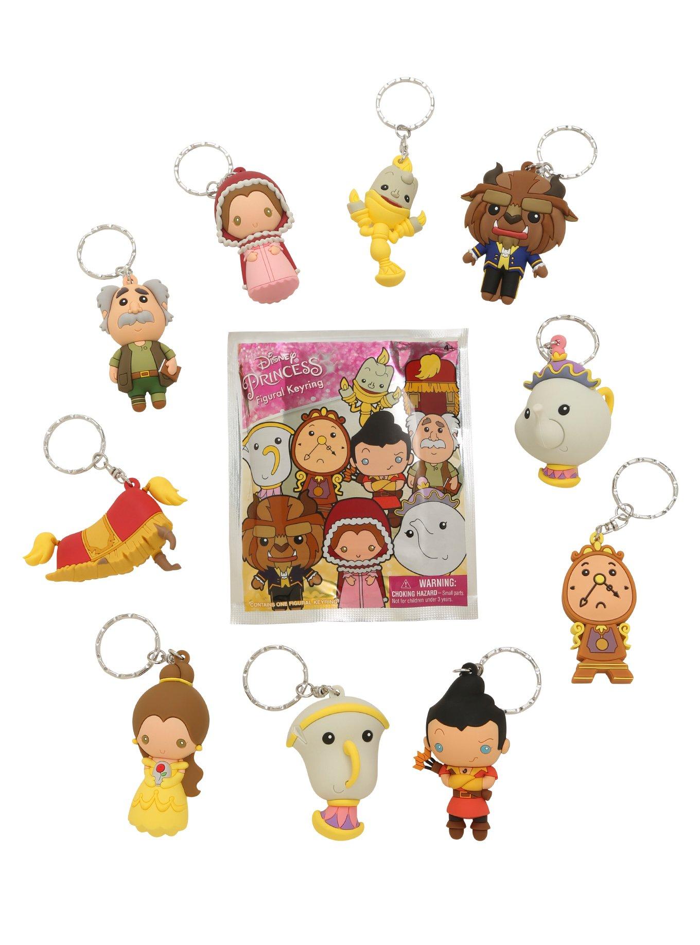 Disney Princess Beauty And The Beast Figural Key Chain Blind Bag, , hi-res