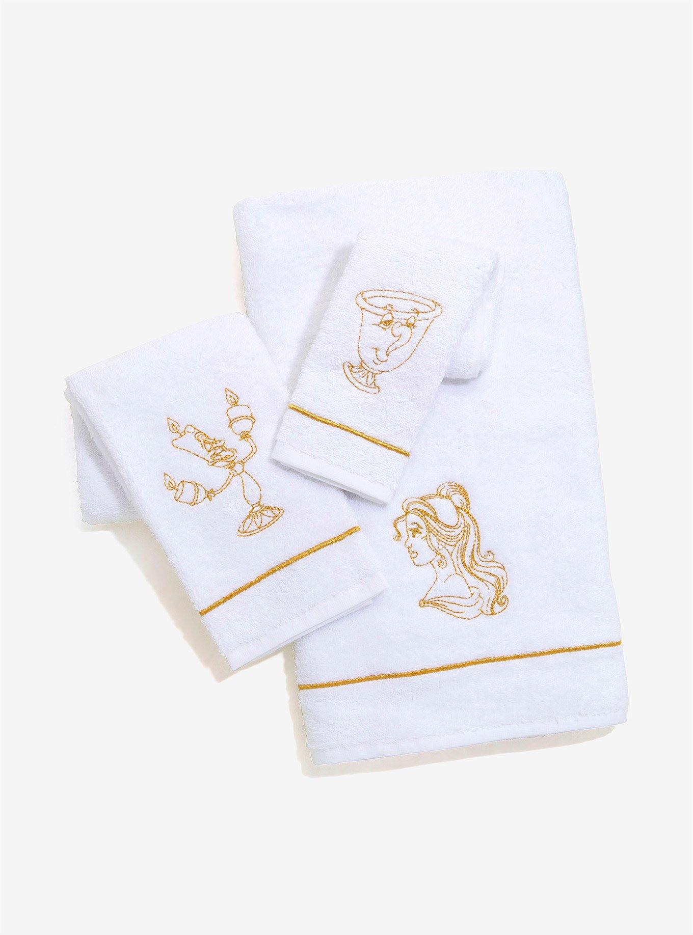 Disney Beauty And The Beast Bath Towel Set BoxLunch