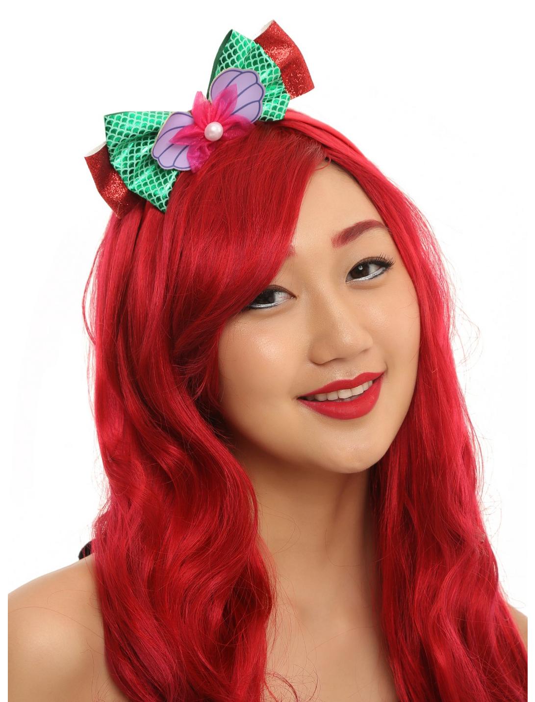 Disney The Little Mermaid Ariel Cosplay Bow Headband, , hi-res