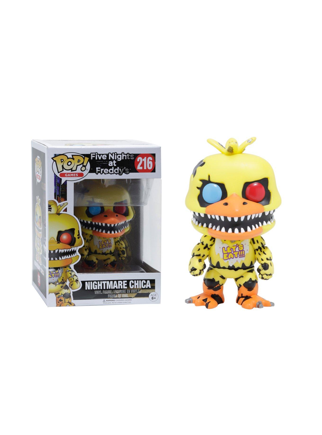  Funko POP Games Five Nights at Freddy's Nightmare Chica Action  Figure : Funko: Toys & Games