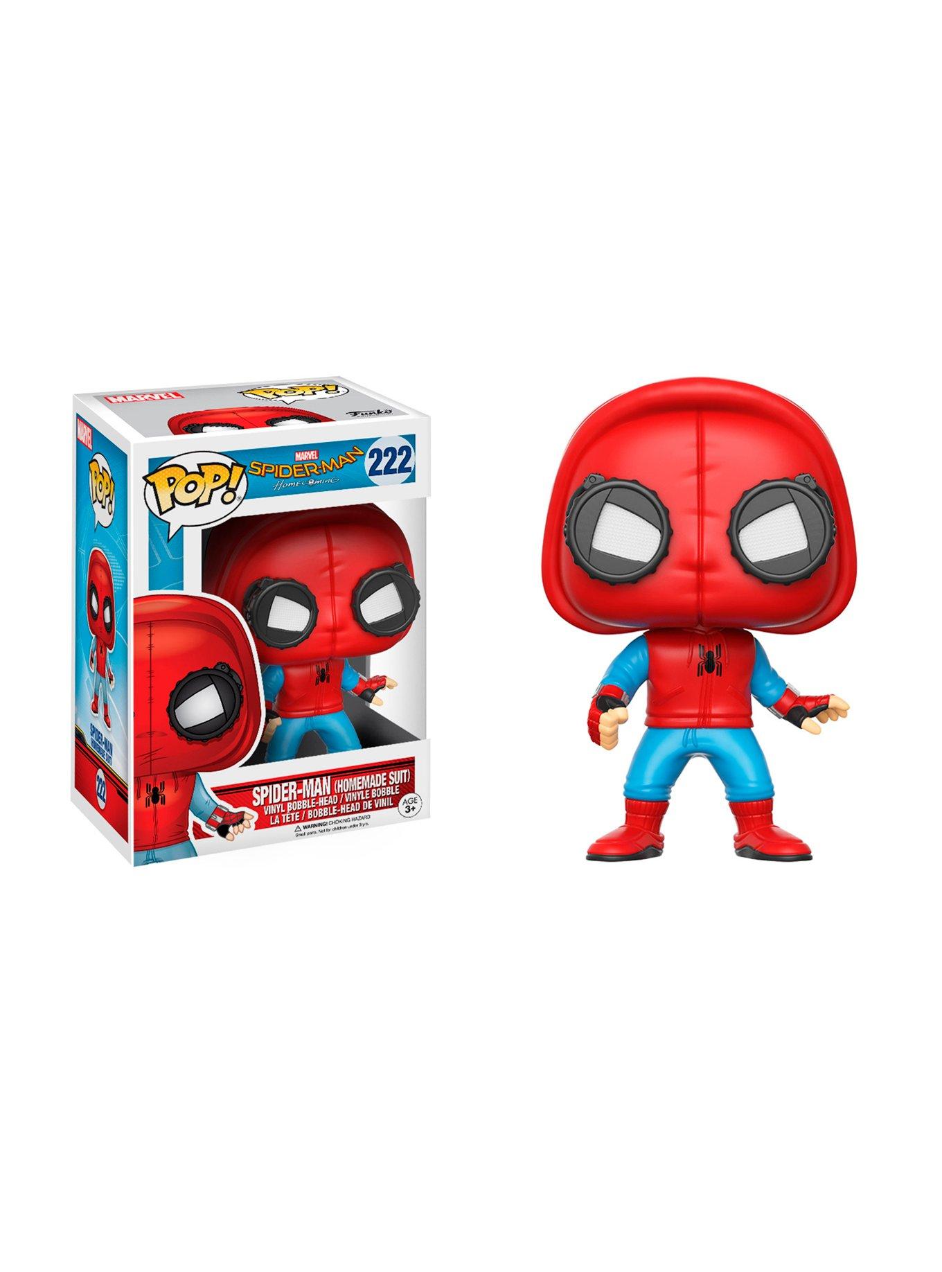 Funko Marvel Spider-Man: Homecoming Pop! Spider-Man (Homemade Suit) Vinyl  Bobble-Head