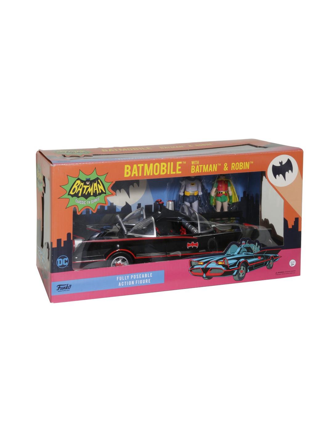 Funko DC Comics Batman Classic TV Series Batmobile  With Batman & Robin Action Figure Set, , hi-res
