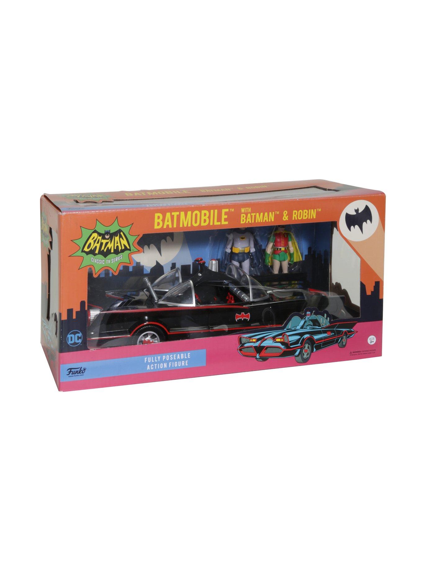 Funko DC Comics Batman Classic TV Series Batmobile  With Batman & Robin Action Figure Set, , hi-res