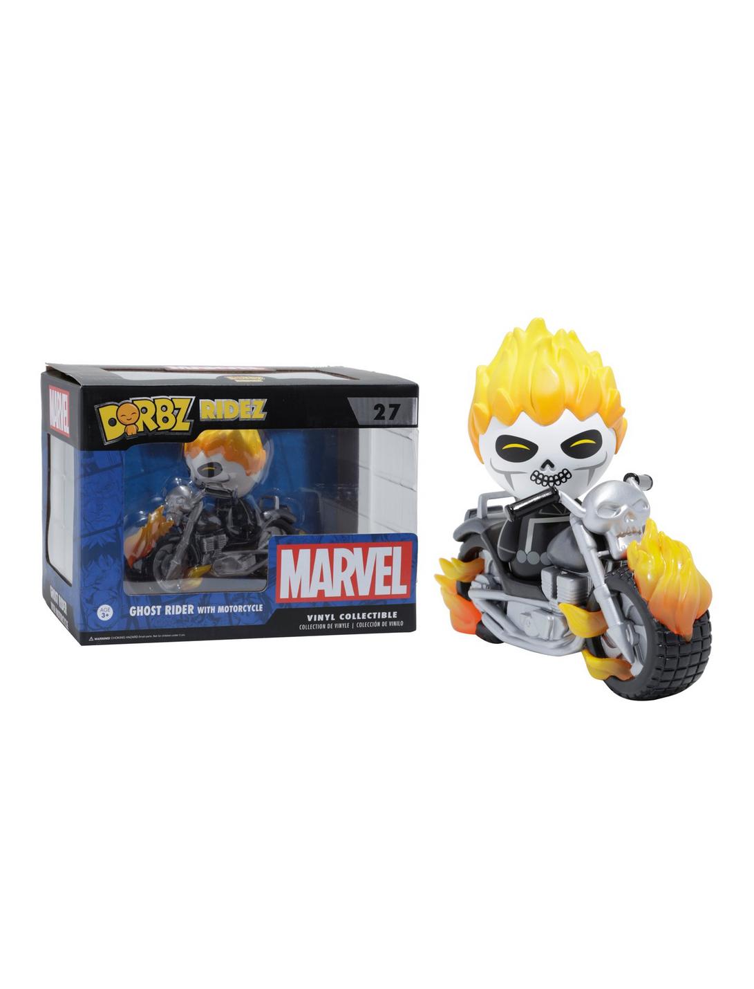 Funko Marvel Dorbz Ridez Ghost Rider With Motorcycle Vinyl Collectible, , hi-res