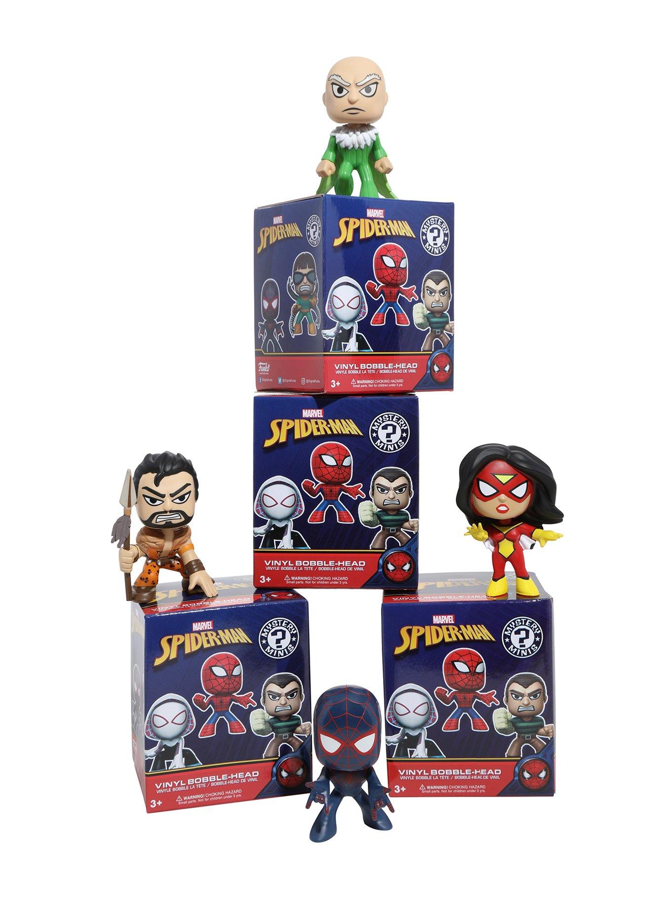 Funko Marvel Spider-Man Mystery Minis Blind Box Vinyl Figure, , hi-res