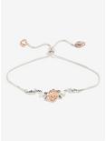 Disney Beauty And The Beast Rose Gold Two-Tone Bracelet, , hi-res