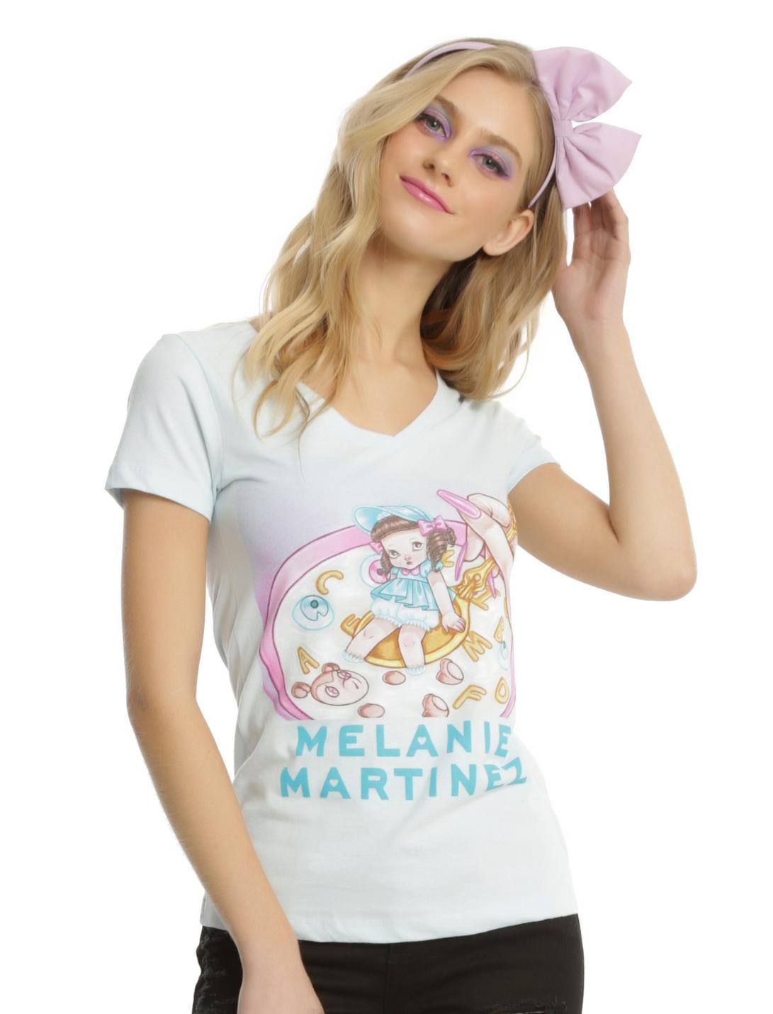 Melanie Martinez Alphabet Cereal Girls T-Shirt, LIGHT BLUE, hi-res
