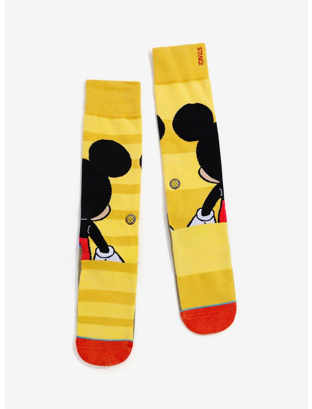 Stance Disney Mickey Mouse Striped Socks, , hi-res