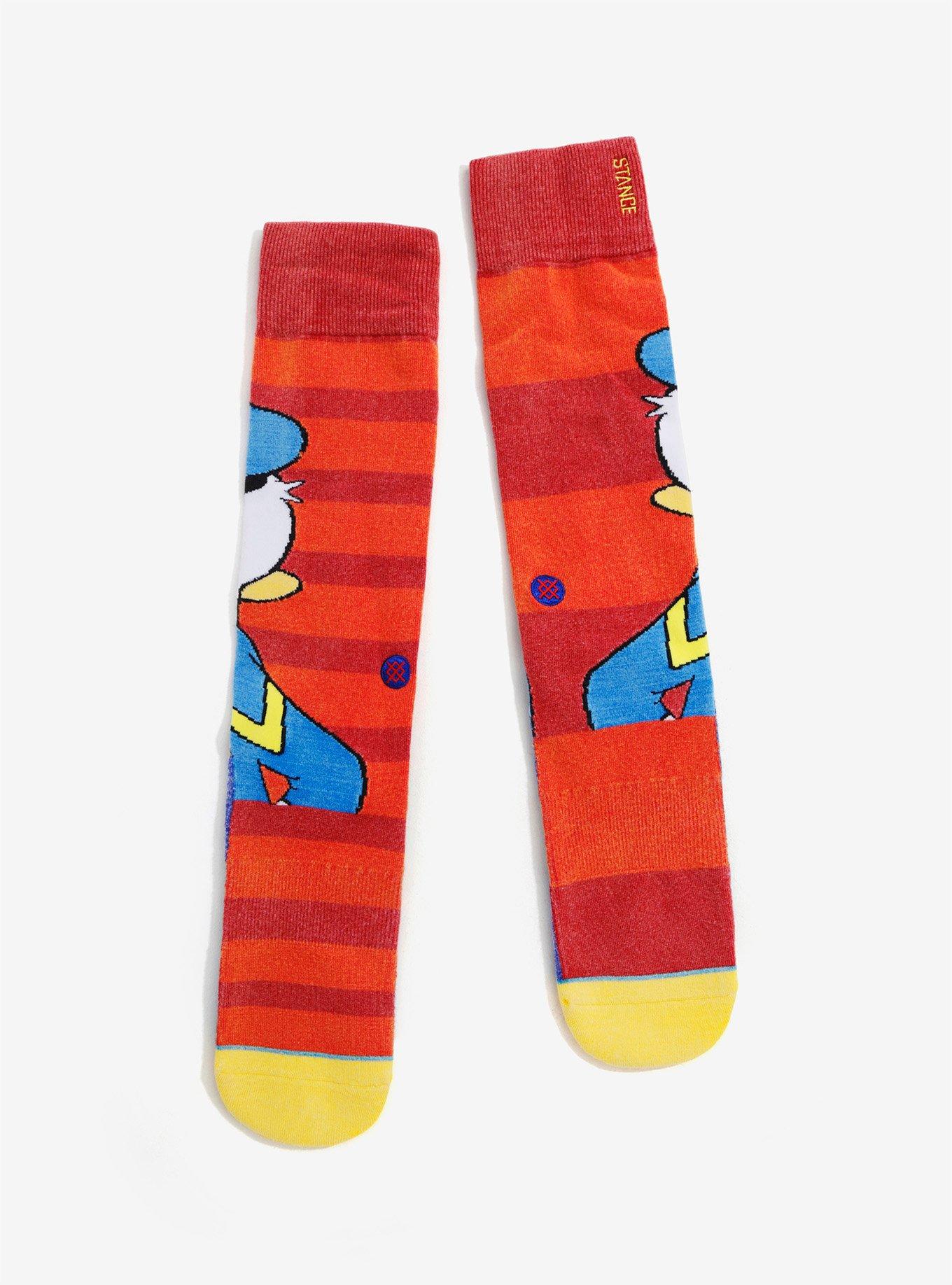 Stance Disney Mens Socks ~ Deadpool Stripe size L 