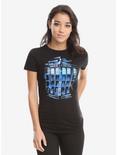 Doctor Who Geometric TARDIS T-Shirt, BLACK, hi-res