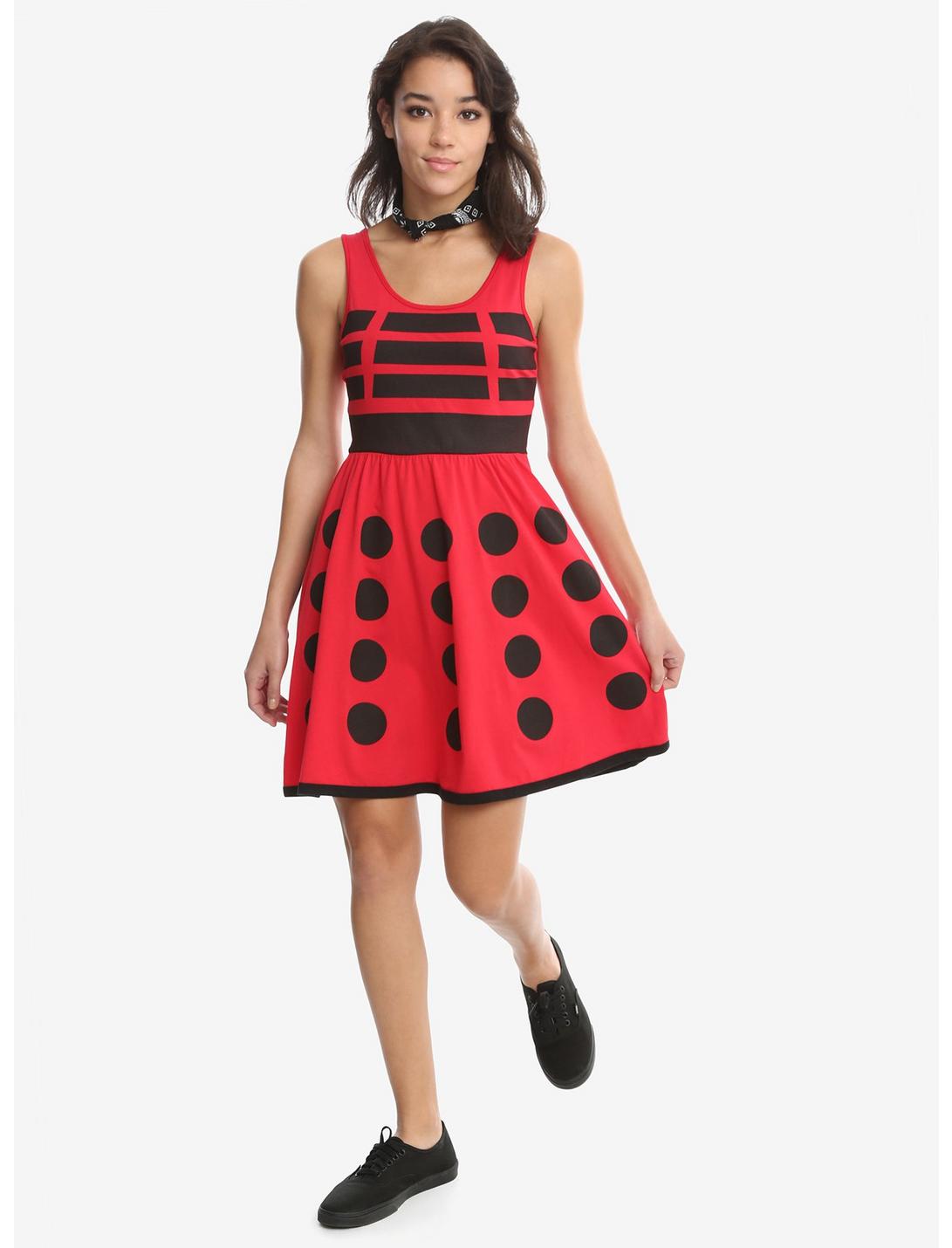 Doctor Who Red Dalek A-Line Dress, , hi-res