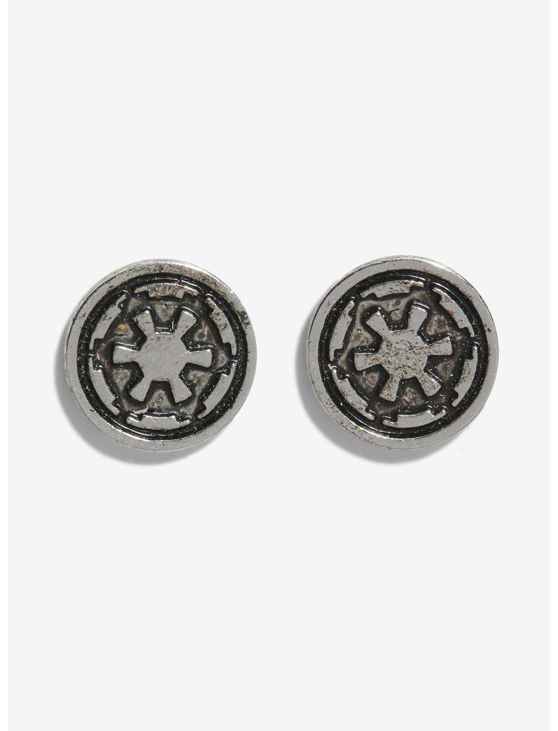 Star Wars Imperial Logo Stud Earrings, , hi-res