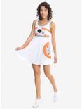 Star Wars BB-8 A-Line Dress, WHITE, hi-res