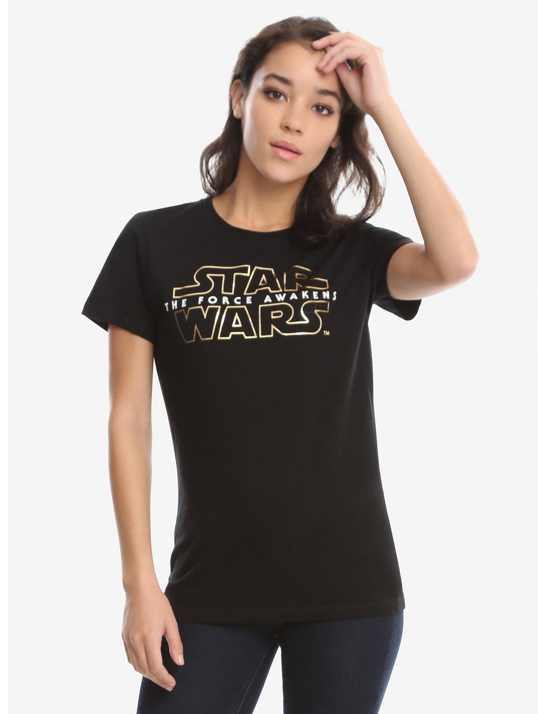 Star Wars: The Force Awakens Logo T-Shirt, BLACK, hi-res