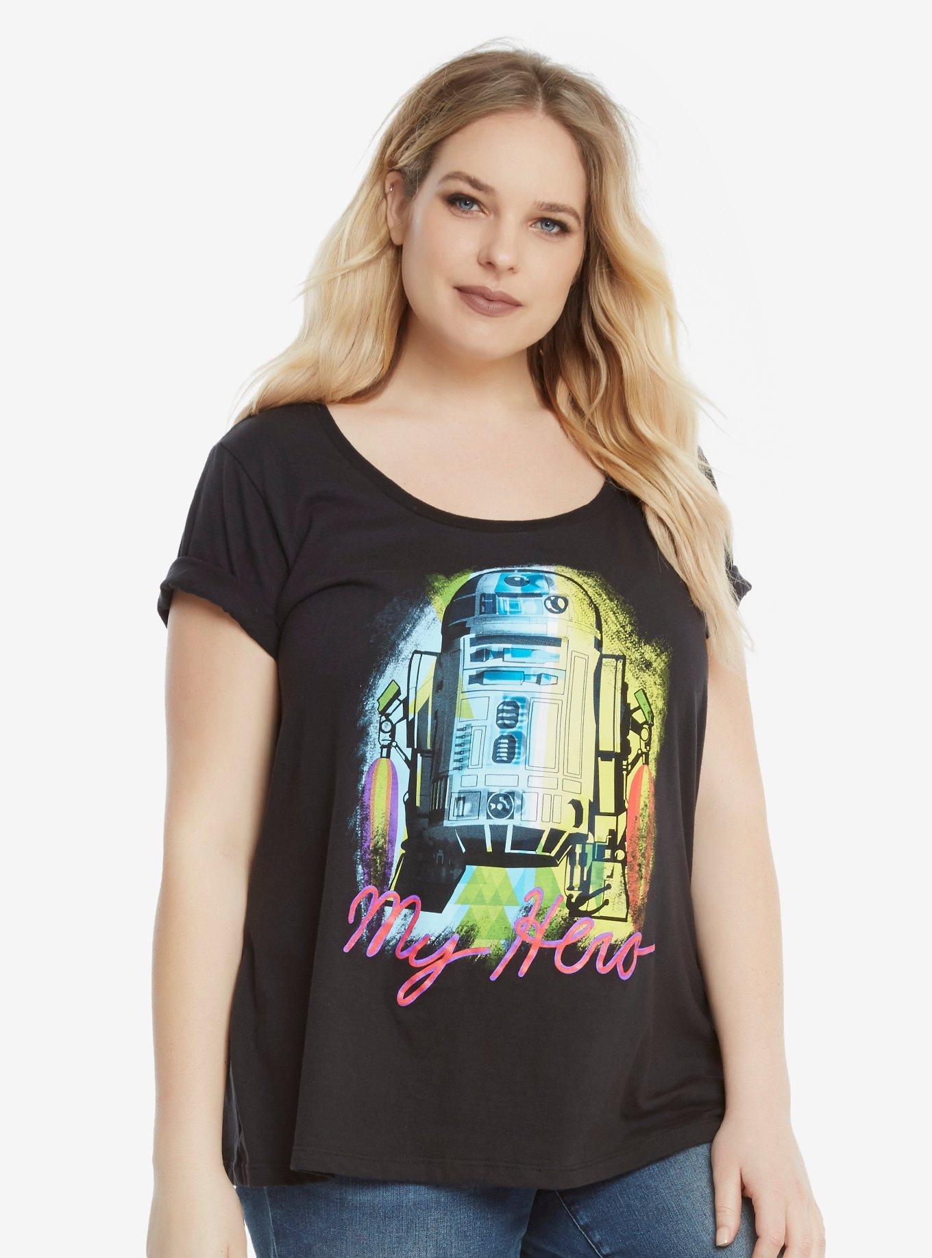 Star Wars R2-D2 My Hero T-Shirt Plus Size, , hi-res