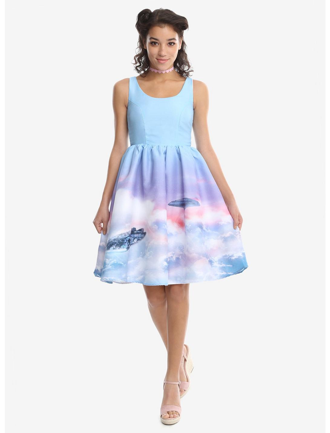 Star Wars Cloud City Pinup Dress, LIGHT BLUE, hi-res