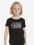 Star Wars Lightsaber Light Up Logo Youth T-Shirt, BLACK, hi-res