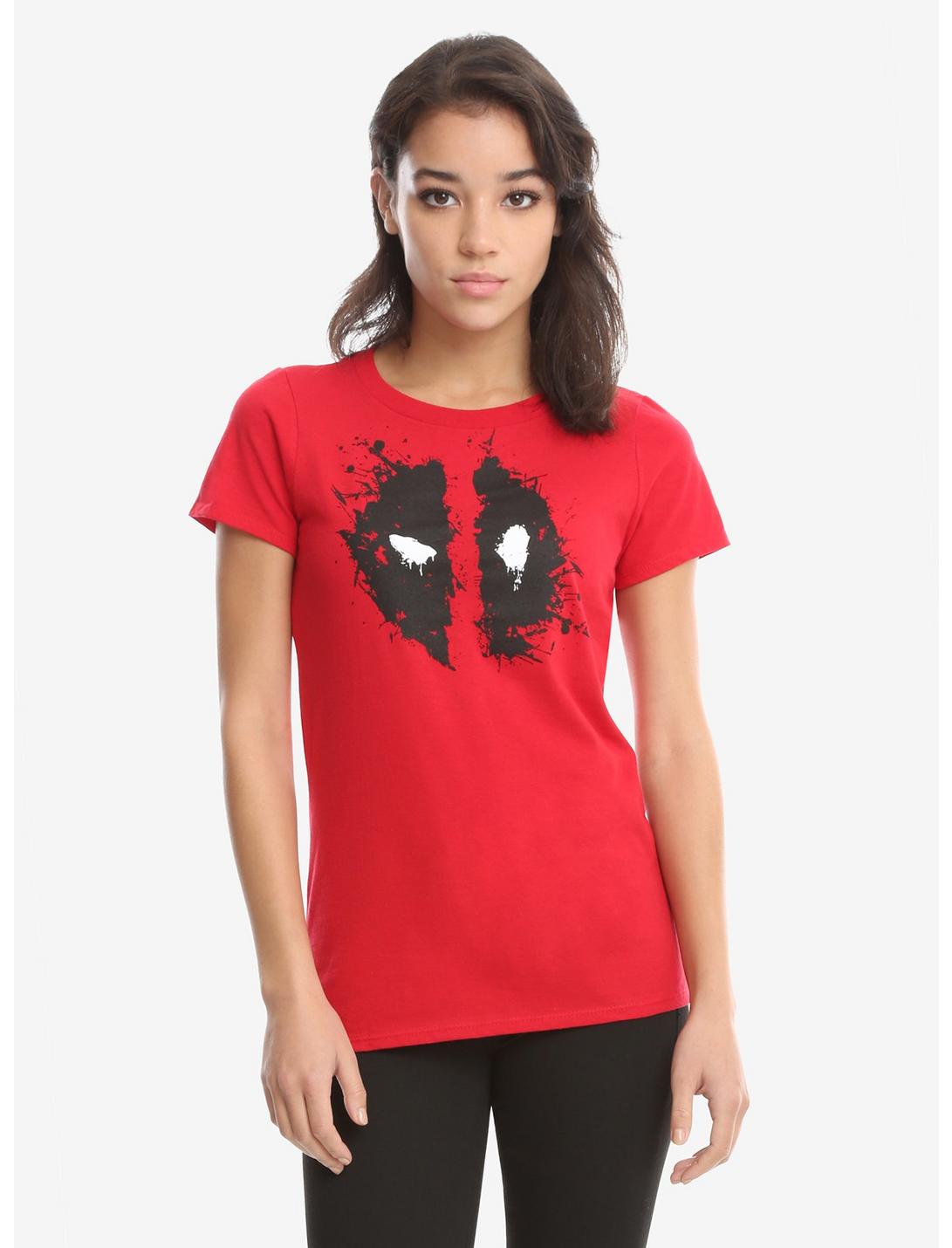 Marvel Deadpool Grunge T-Shirt, RED, hi-res