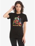 Marvel Ladies Of Marvel Retro T-Shirt, BLACK, hi-res