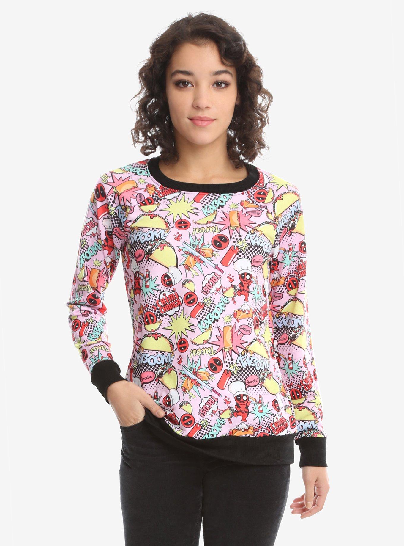 Marvel Deadpool Kaboom Sweatshirt, MULTI, hi-res